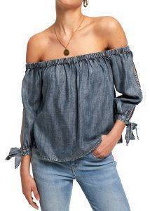 TOP SUPERDRY HELENA G60103JT DENIM 