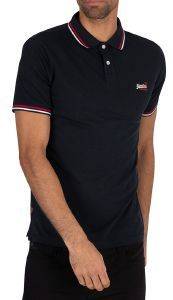 T-SHIRT POLO SUPERDRY CLASSIC MICRO LITE TIPPED M1110012A   (M)