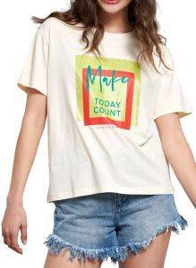 T-SHIRT FUNKY BUDDHA MAKE TODAY COUNT FBL003-123-04  (S)