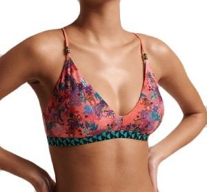 BIKINI TOP SUPERDRY OVIN VINTAGE TROPICAL W3010285A FLORAL  (S)