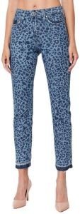 JEANS GUESS GIRLY RELAXED W2YA16D4MS7 LEO ΜΠΛΕ