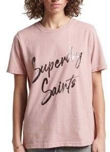 T-SHIRT SUPERDRY OVIN VINTAGE EMBELLISH W1010982A ��� �������