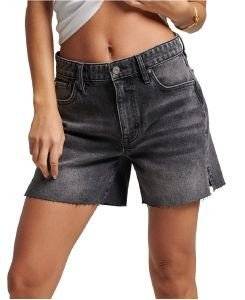 ����� SUPERDRY VINTAGE MID RISE CUT OFF W7110398A DENIM �����