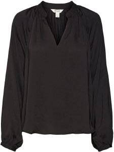 ΜΠΛΟΥΖΑ ΜΑΚΡΥΜΑΝΙΚΗ VERO MODA VMSUNNY 10294591 ΜΑΥΡΟ