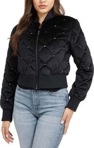  GUESS EVA QUILTED BOMBER W3YL08WFIS0  (L)