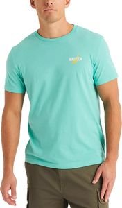 T-SHIRT NAUTICA SHRIMP COCTAIL V45113 3AU AQUA 