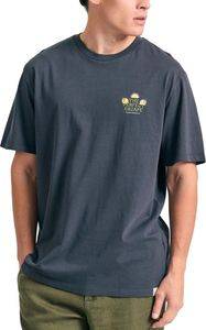 T-SHIRT FUNKY BUDDHA TROPICAL ΤΥΠΩΜΑ FBM011-089-04 ΑΝΘΡΑΚΙ