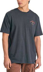 T-SHIRT FUNKY BUDDHA TROPICAL ΤΥΠΩΜΑ FBM011-099-04 ΑΝΘΡΑΚΙ