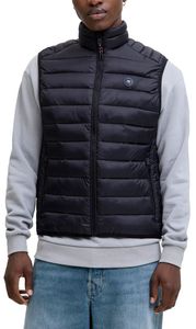 ΜΠΟΥΦΑΝ ΑΜΑΝΙΚΟ JACK & JONES JJEBRADLEY LIGHT BODYWARMER 12280973 ΜΑΥΡΟ