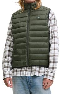 ΜΠΟΥΦΑΝ ΑΜΑΝΙΚΟ JACK & JONES JJEBRADLEY LIGHT BODYWARMER 12280973 ΣΚΟΥΡΟ ΠΡΑΣΙΝΟ