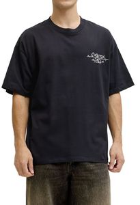 T-SHIRT JACK & JONES JCODUST SCRIPT BACK 12292982 ����� (S)