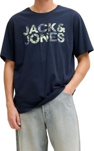 T-SHIRT JACK & JONES JJEJEFF LOGO 12288536 ������ ���� (S)