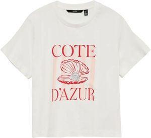T-SHIRT VERO MODA VMGINA COTE D'AZUR 10341996 ����� (XS)