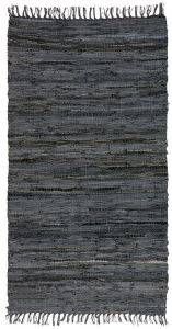   LEATHER RUGS SOLID 130227/02A CHARCOAL  70X130CM