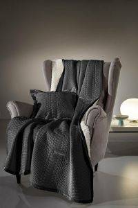   GUY LAROCHE  CAPSULE ANTHRACITE  130X170CM + MA 40X40CM