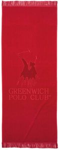 GREENWICH POLO CLUB ΠΕΤΣΕΤΑ ΘΑΛΑΣΣΗΣ GREENWICH POLO CLUB ΒΑΜΒΑΚΕΡΗ 3657 ΚΟΚΚΙΝΟ (70Χ170CM)