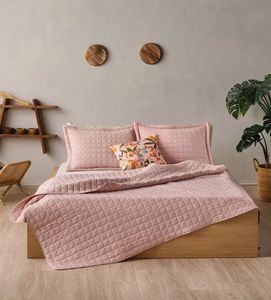  KING SIZE KENTIA VEGAS 14 DUSTY PINK (260X240CM)