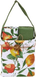    KENTIA TOALLA 252 GREEN/RED 2 (40X70CM)