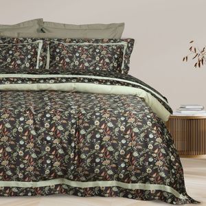 ΣΕΤ ΠΑΠΛΩΜΑΤΟΘΗΚΗ ΥΠΕΡΔΙΠΛΗ DAS HOME EXECUTIVE 1706 GREEN/GREY (220X240CM)