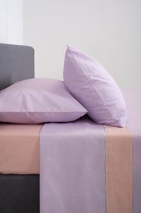 ΣΕΤ ΣΕΝΤΟΝΙΑ KING SIZE ΒΙΟΚΑΡΠΕΤ HOME VIEW LILAC/POWDER 270Χ280CM