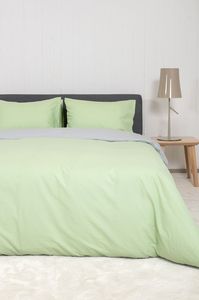 ΣΕΤ ΣΕΝΤΟΝΙΑ KING SIZE ΒΙΟΚΑΡΠΕΤ HOME VIEW LIME/LT GREY 270Χ280CM