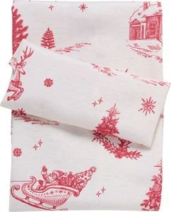 ����������������O RUNNER DAS HOME 0772 ECRU/RED 45X140CM