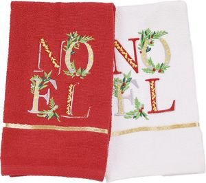 DAS HOME CHRISTMAS ���������� 0813 RED/WHITE 30X50CM 2���