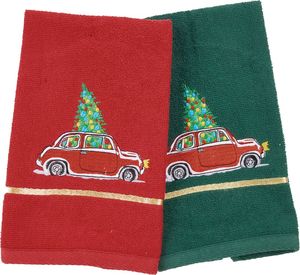 DAS HOME CHRISTMAS ���������� 0812 GREEN/RED 30X50CM 2���