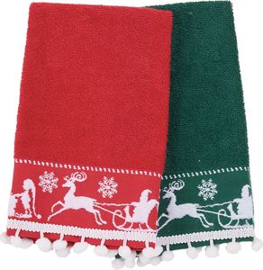 DAS HOME CHRISTMAS ���������� 0818 GREEN/RED 30X50CM 2���
