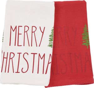 DAS HOME CHRISTMAS ���������� 0816 RED/WHITE 30X50CM 2���