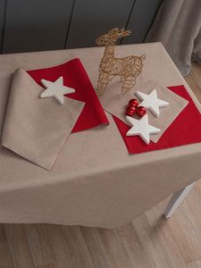  PALAMAIKI HOME CHRISTMAS COLLECTION CD01 BEIGE 85X85CM