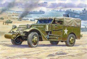 M-3 ARMORED SCOUT CAR WITH CANVAS