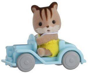 SYLVANIAN FAMILIES    BABY CARRY CASE (SQUIRREL ON CAR) [5203]