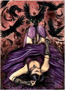 LADY OF CROWS-GOTHICA SCARLET RICORDI 500 ��������