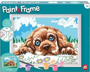 AS COMPANY ΖΩΓΡΑΦΙΖΩ ΜΕ ΑΡΙΘΜΟΥΣ PAINT - FRAME LOVING PUPPY (9+ ΕΤΩΝ)