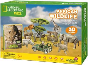 NATIONAL GEOGRAPHIC AFRICAN WILDLIFE CUBIC FUN 69 