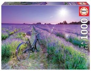 EDUCA PUZZLE BIKE IN A LAVENDER FIELD 1000 