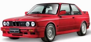 ΟΧΗΜΑ  BMW M3 (E30) 1988 - RED  BBURAGO ΜΕΤΑΛΛΙΚΟ ΑΝΤΙΓΡΑΦΟ 1:24   [18/21100 ]