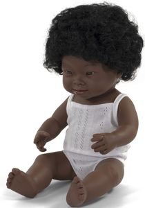  MINILAND AFRICAN GIRL DOWN SYNDROME 38CM  