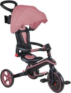 GLOBBER ΤΡΙΚΥΚΛΟ GLOBBER EXPLORER TRIKE FOLDABLE 4IN1 DEEP PASTEL PINK (732-210)