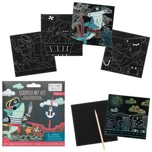  STEPHEN JOSEPH SCRATCH KIT ART, SHARK