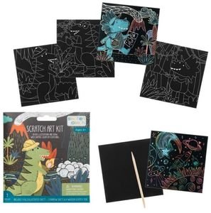  STEPHEN JOSEPH SCRATCH KIT ART, DINO