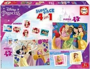  EDUCA SUPERPACK 4 IN 1 DISNEY PRINCESS
