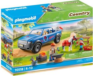 PLAYMOBIL 70518 COUNTRY MOBILE BLACKSMITH WITH LIGHT EFFECT
