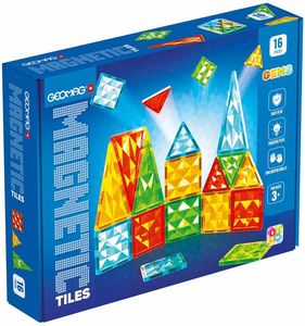 GEOMAG MAGNETIC TILES GEMS 16PCS