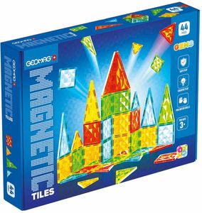 GEOMAG MAGNETIC TILES GEMS 44PCS