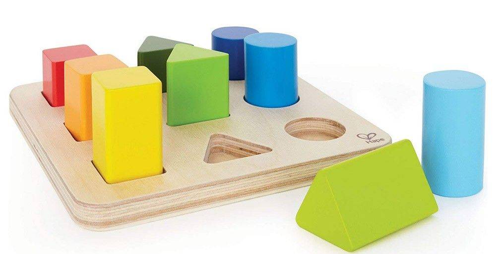 HAPE ΜΑΘΕ ΚΑΙ ΤΑΞΙΝΟΜΗΣΕ HAPE COLOR AND SHAPE SORTER 10 ΤΜΧ