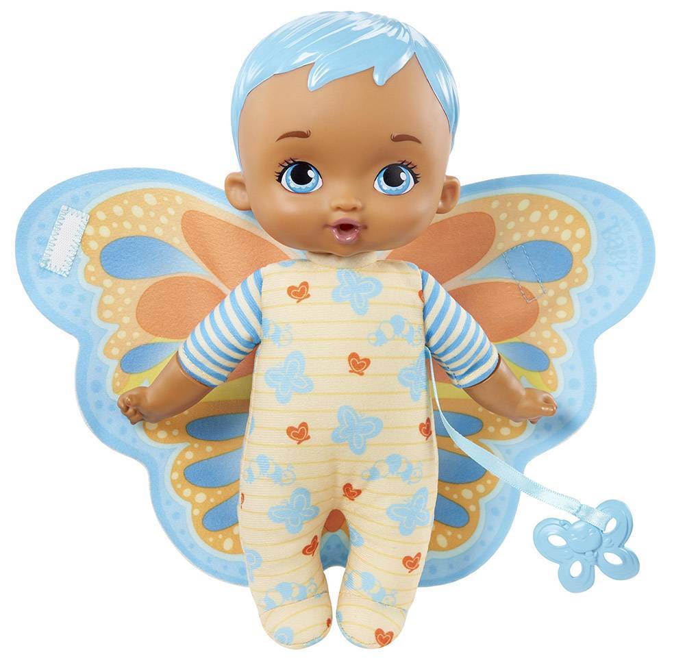 MATTEL MY GARDEN BABY MY FIRST BABY DOLL  BLUE BUTTERFLY (HBH39)