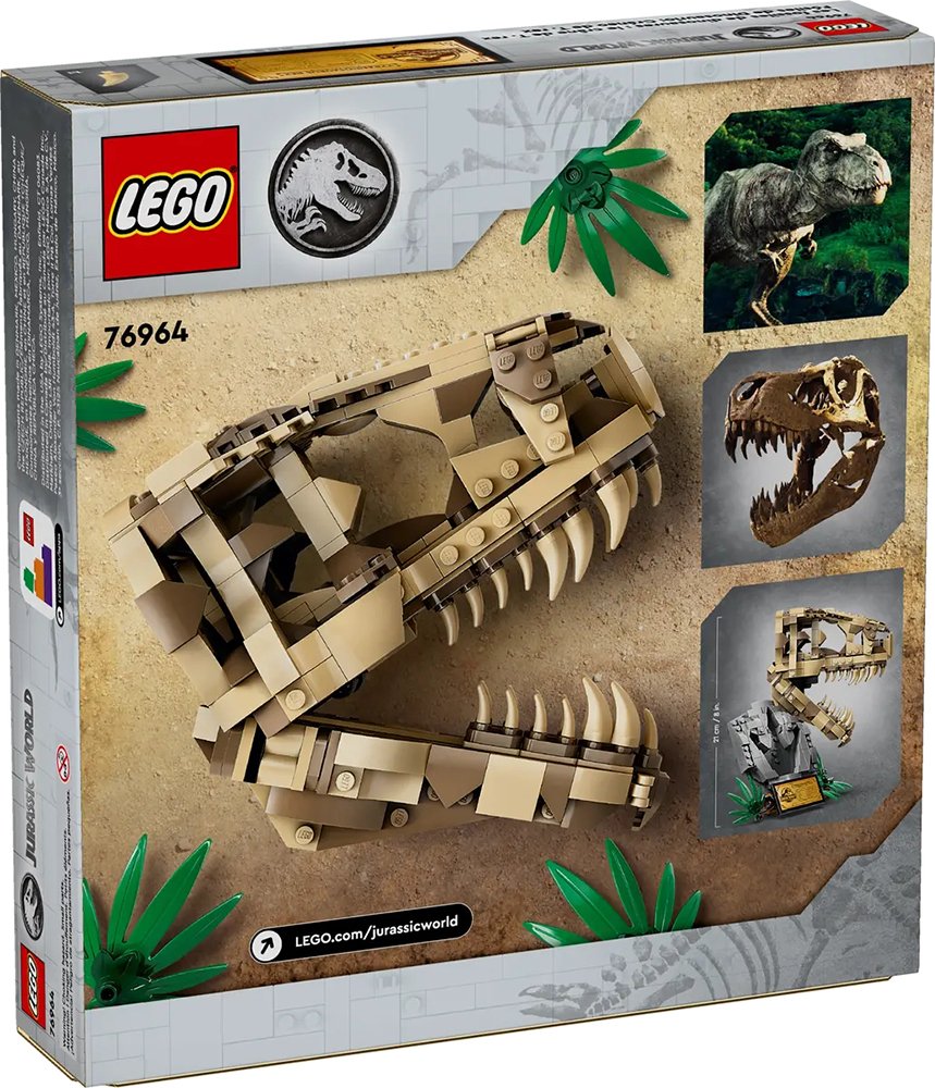 LEGO LEGO JURASSIC WORLD DINOSAUR FOSSILS: T. REX SKULL (76964)