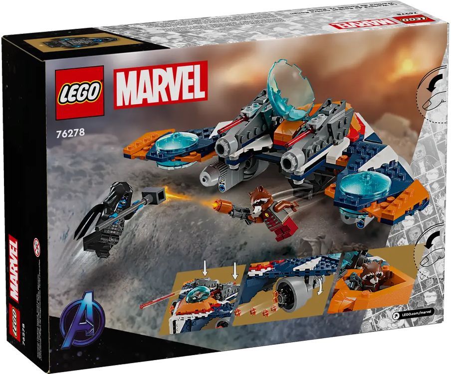 LEGO LEGO MARVEL ROCKET&#039;S WARBIRD VS. RONAN (76278)